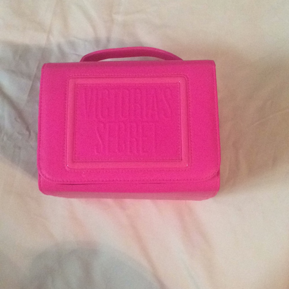 Victoria secret makeup bag.